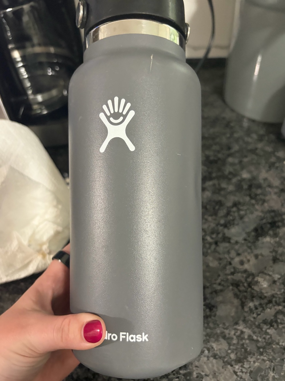 Gray hydroflask 32oz